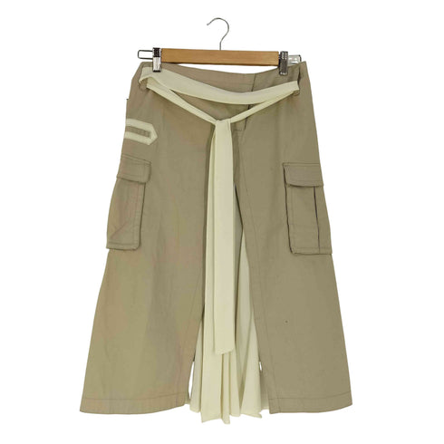 ダナキャランニューヨーク DKNY プリーツ切替 ベルテッド スカート レディース 6