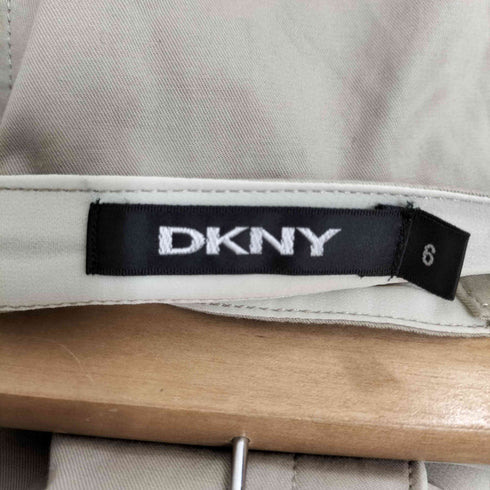 ダナキャランニューヨーク DKNY プリーツ切替 ベルテッド スカート レディース 6