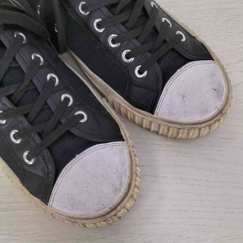P.F. Flyers USA製 レザー切替 キャンバス スニーカー メンズ JPN:28