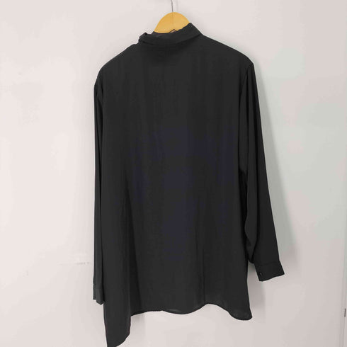 utusiyo L/S オーバーサイズドレープシャツ メンズ
