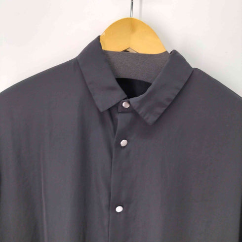 utusiyo L/S オーバーサイズドレープシャツ メンズ