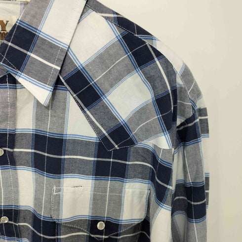 エリーキャトルマン ELY CATTLEMAN フラップポケット チェック ウエスタンシャツ メンズ import:XL