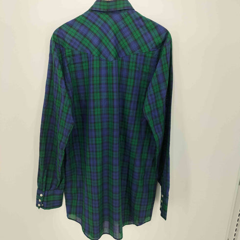 RANCHER WESTERN WEAR フラップポケット チェック ウエスタンシャツ メンズ TALL MAN MED