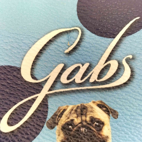 Gabs GABS LOVES ANIMALS パグ 水玉レザー トートバッグ レディース