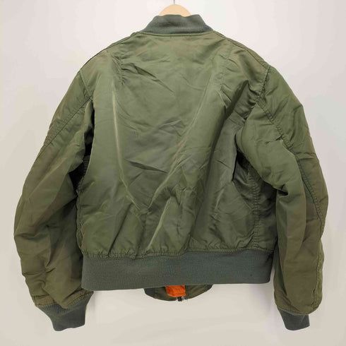 アルファインダストリーズ ALPHA INDUSTRIES USA製 MA1リバーシブル フライトジャケット メンズ L