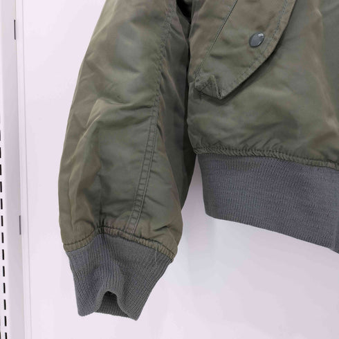 アルファインダストリーズ ALPHA INDUSTRIES USA製 MA1リバーシブル フライトジャケット メンズ L
