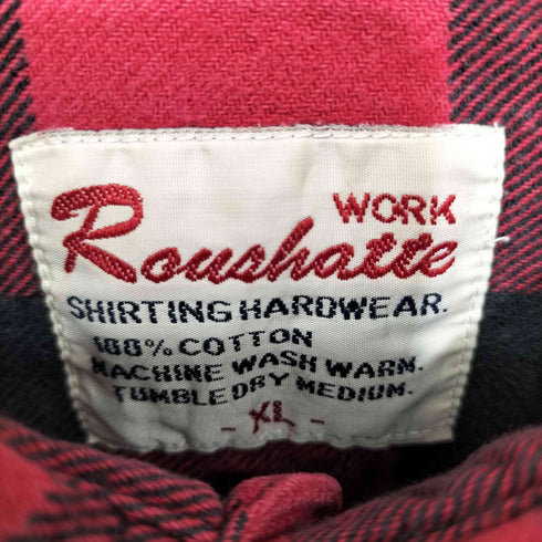 ルーシャット ROUSHATTE L/S ネルシャツ メンズ XL