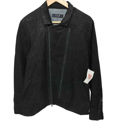 ジージーディー GGD ピッグレザー ダブル ライダース ジャケット メンズ 3