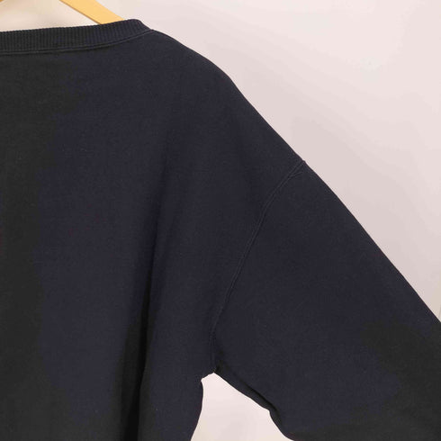 GRASS MEN'S JUN SAITO グラスメンズ ジュンサイトウ コットン ロゴプリント プルオーバー スウェット メンズ F