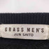 GRASS MEN'S JUN SAITO グラスメンズ ジュンサイトウ コットン ロゴプリント プルオーバー スウェット メンズ F
