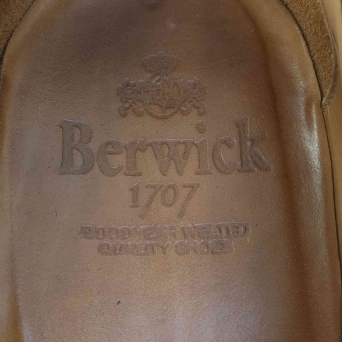 バーウィック Berwick 5260ROVIBK コーティングレザー コインローファー メンズ UK:9