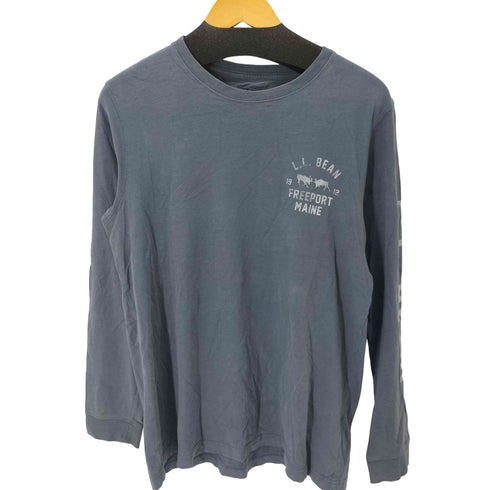 エルエルビーン L.L.Bean 袖プリント ロングスリーブTシャツ メンズ import:L