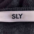 スライ SLY AGING LOGO RIB TOPS エイジング ロゴ リブ トップス レディース FREE