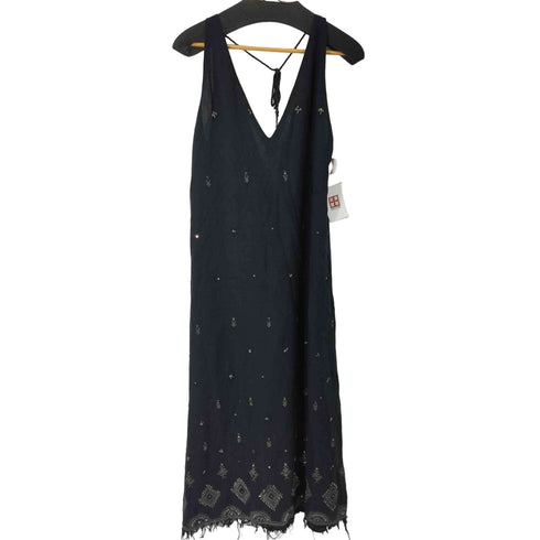 ザラ ZARA EMBROIDERED MIDI DRESS レディース