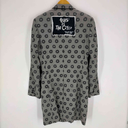 コムデギャルソンオムプリュス COMME des GARCONS HOMME PLUS 08AW TIME FOR MAGIC期 千鳥格子ロングジャケット メンズ ss