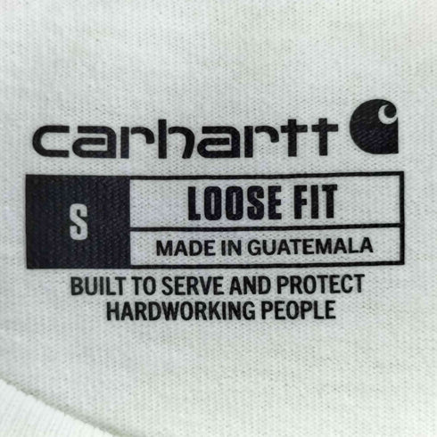 カーハート Carhartt S/S POCKET T-SHIRT ロゴパッチ ポケット Tシャツ メンズ import:S