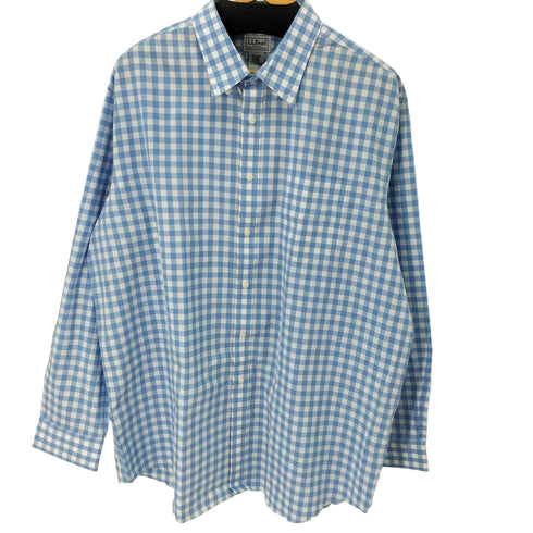 エルエルビーン L.L.Bean WRINKLE RESISTANT ギンガムチェックシャツ メンズ import:XL