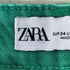 ザラ ZARA カットオフ加工 ワイド デニムパンツ レディース 34