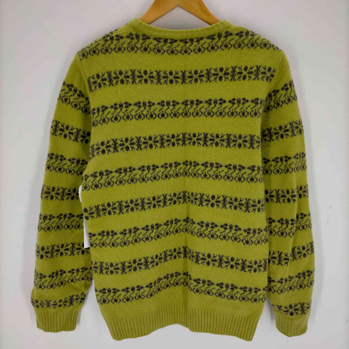 フレッドペリー FRED PERRY イタリア製 ロゴ刺繍クルーネックニット レディース import:L