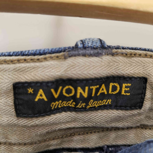 アボンタージ A VONTADE セルビッチ テーパード ボタンフライ デニム パンツ メンズ JPN:L