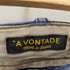 アボンタージ A VONTADE セルビッチ テーパード ボタンフライ デニム パンツ メンズ JPN:L