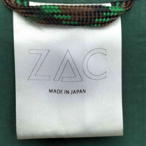 ZAC ナイロン オープンカラーシャツ メンズ