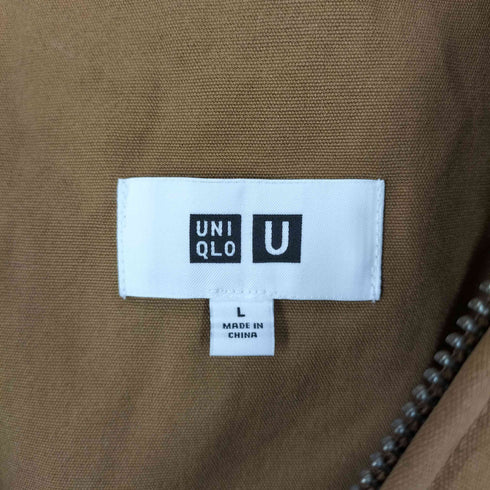 ユニクロユー UNIQLO U フーデッドジップアップブルゾン メンズ JPN:L
