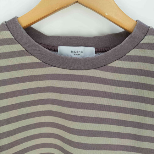ビーミングバイビームス B:MING by BEAMS 裏毛ボーダー スウェットシャツ メンズ JPN:M