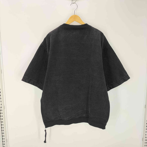 ザラ ZARA ZIP-UP DENIM T-SHIRT ジッパーデニムスウェットシャツ メンズ import:L