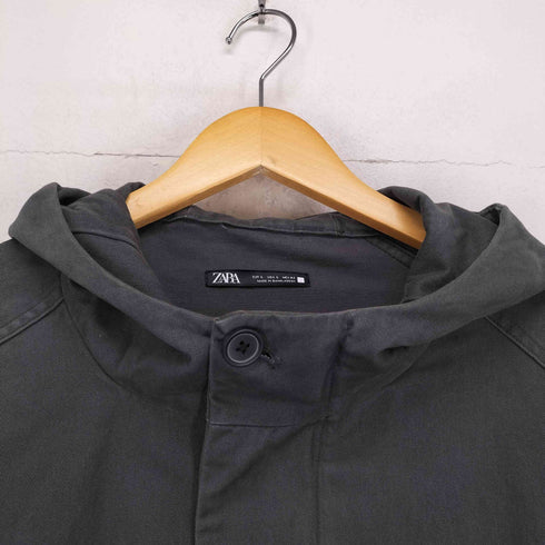 ザラ ZARA フェイドエフェクトコットン ジャケット メンズ import:L