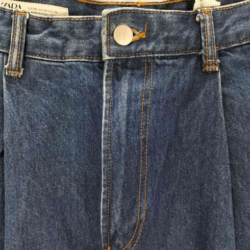 ザラ ZARA タックバギーデニム メンズ 38