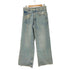 ザラ ZARA TRF WIDE-LEG ワイドレッグ ミッドライズ ディストラクト デニム メンズ EUR 40