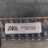 ザラ ZARA TRF WIDE-LEG ワイドレッグ ミッドライズ ディストラクト デニム メンズ EUR 40