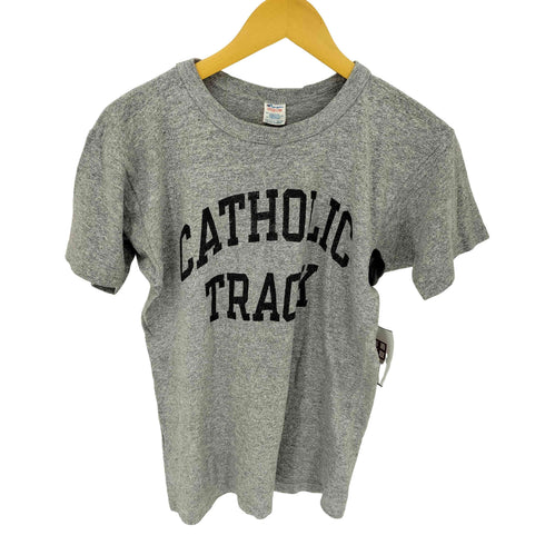 チャンピオン Champion 80s MADE IN USA トリコタグ 2段プリント Tシャツ メンズ import:M