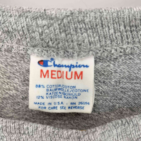 チャンピオン Champion 80s MADE IN USA トリコタグ 2段プリント Tシャツ メンズ import:M