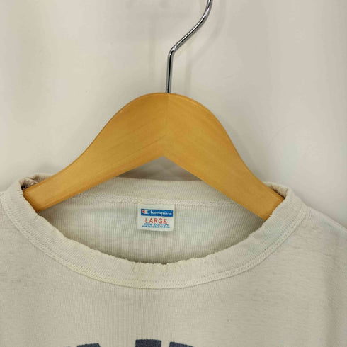チャンピオン Champion 70s MADE IN USA バータグ チームロゴTシャツ 染み込み メンズ import:L