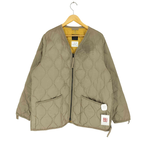 タイオン TAION V NECK ZIP JACKETS ミリタリー Vネックジップ ダウンジャケット メンズ XXXL