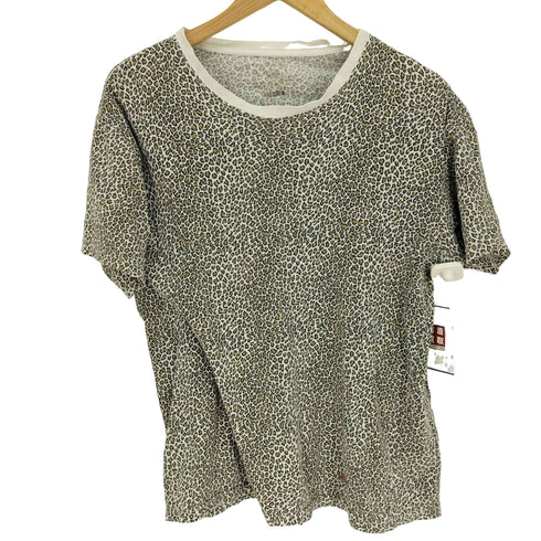 シュプリーム Supreme 19SS コットン Leopard Tagless Tees レオパード タグレス Tシャツ メンズ