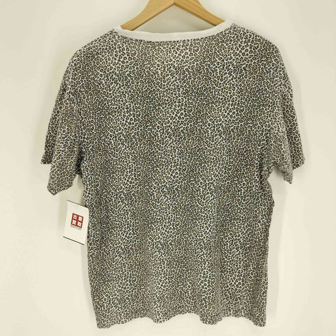 シュプリーム Supreme 19SS コットン Leopard Tagless Tees レオパード タグレス Tシャツ メンズ