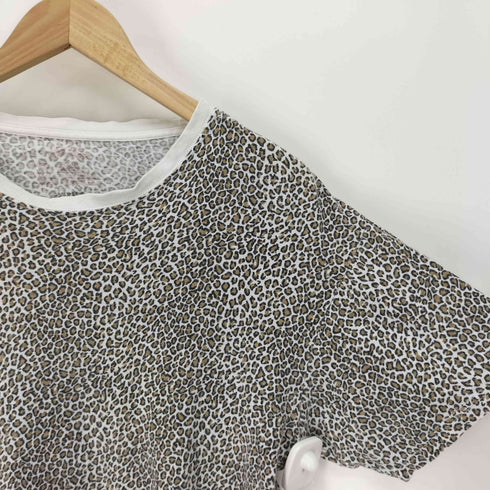 シュプリーム Supreme 19SS コットン Leopard Tagless Tees レオパード タグレス Tシャツ メンズ