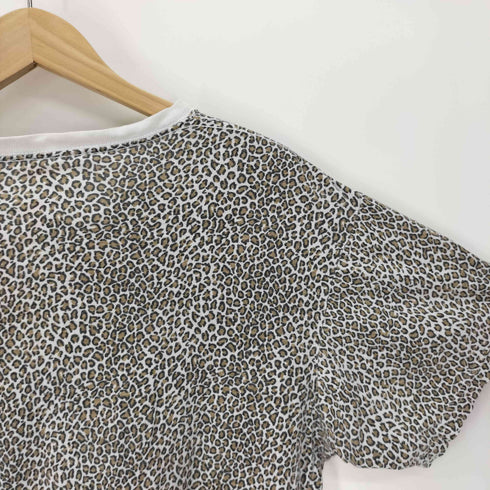 シュプリーム Supreme 19SS コットン Leopard Tagless Tees レオパード タグレス Tシャツ メンズ