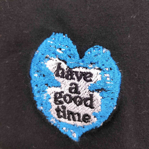 ハブアグッドタイム HAVE A GOOD TIME 24SS HEART LOGO S/S TEE ハート ロゴ S/S Tシャツ メンズ import:M