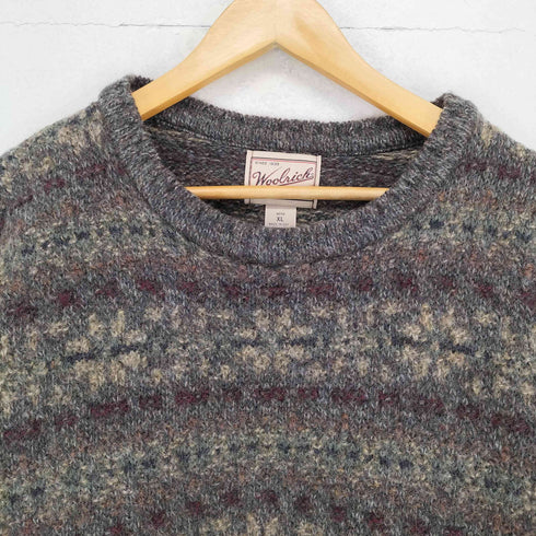 ウールリッチ WOOLRICH USA製フェアアイル ノルディック ウールニット メンズ import:XL