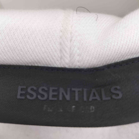 フェイアーオブゴッド エッセンシャルズ FEAR OF GOD ESSENTIALS コットン ポリ 裏起毛 モックネック ラバーロゴ 3Dロゴプリント フーディー コア プルオーバー パーカー メンズ import:S
