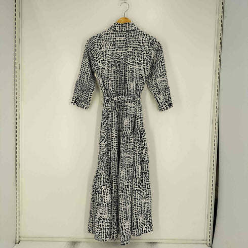 ザラ ZARA ZW COLLECTION LONG PRINTED DRESS ロング プリント ドレス ワンピース レディース import:XS