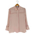 ザラ ZARA ツイードライン シャツブラウス レディース import:S
