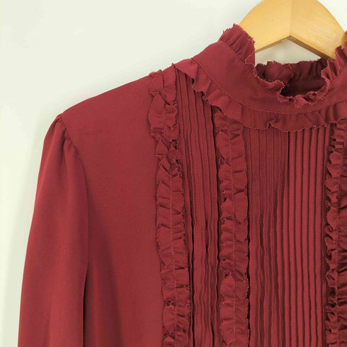 ザラ ZARA フリルデザイン ブラウス レディース import:S