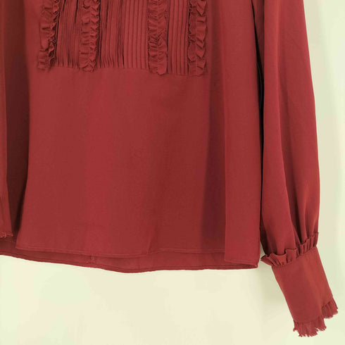 ザラ ZARA フリルデザイン ブラウス レディース import:S
