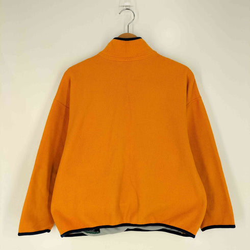 ウールリッチ WOOLRICH 90s ロゴ刺繍 POLARTEC ハーフボタン フリース プルオーバー メンズ JPN:M