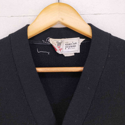 50-60s THE STAG SHOP ウッドボタン ウールカーディガン メンズ US:36